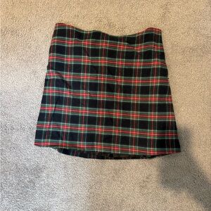 Vineyard Vines Tartan Mini Skirt - Black and Red